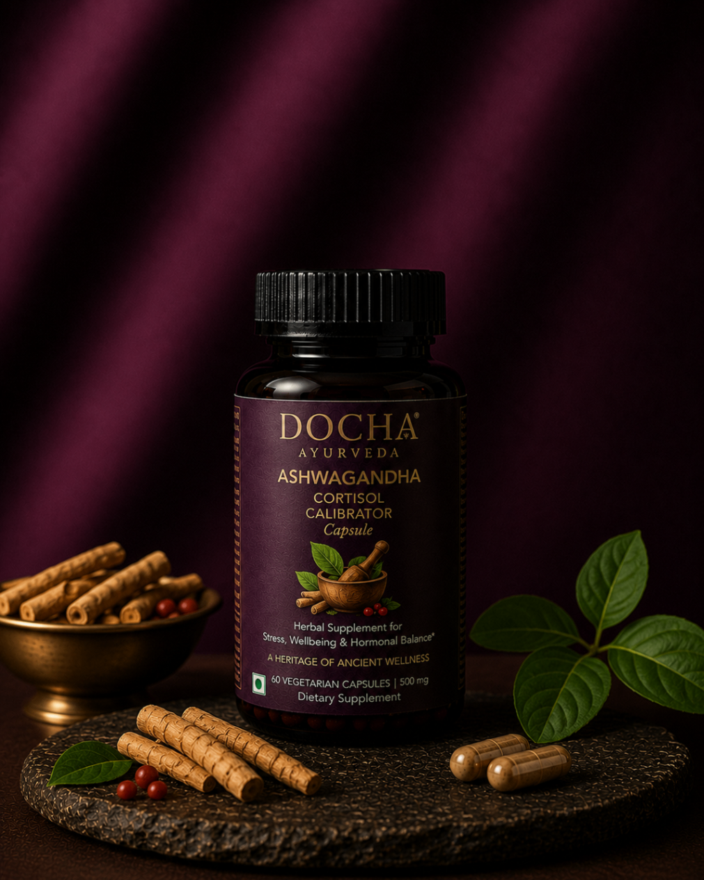 Ashwagandha Capsule bottle