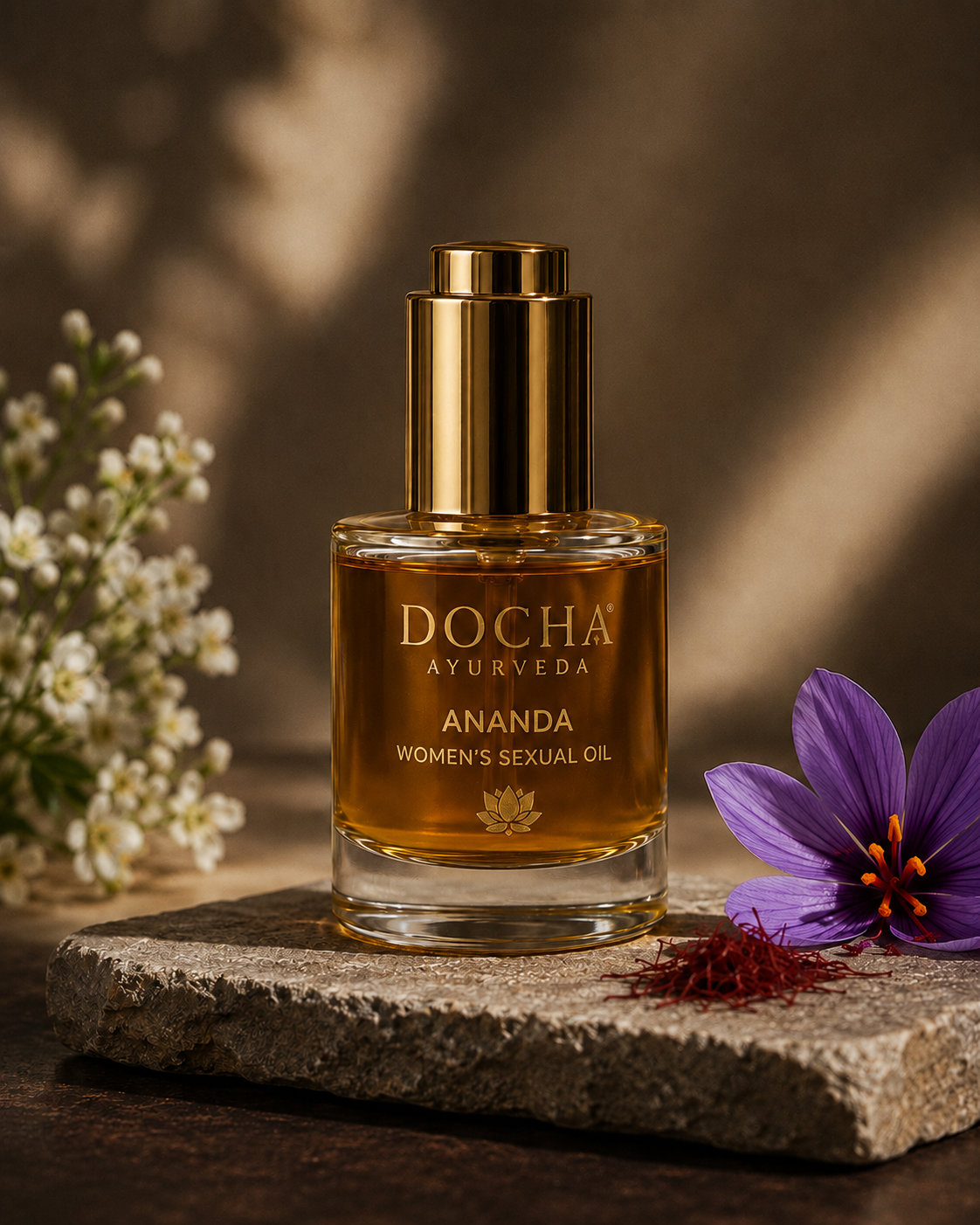 Ananda women's intimate oil bottle